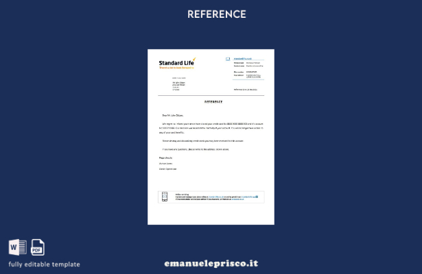 stile verificato Modello di riferimento per la chiusura della vita standard del 